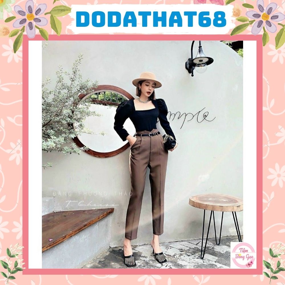 Quần baggy cạp V kèm đai DDT 14