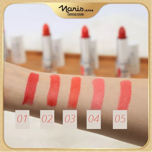 Son lì mịn môi Naris Ailus Stress Free Lipstick 4g