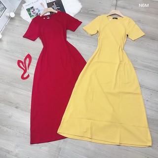 Đầm thun maxi phom dài