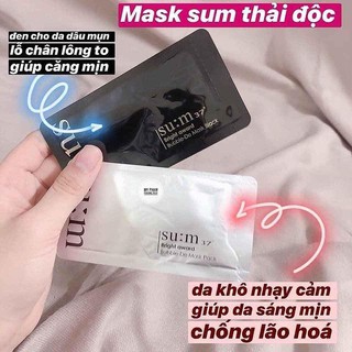 Mặt nạ thải độc sủi bọt su:m