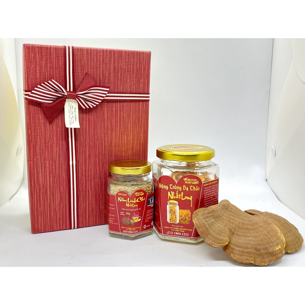Set Quà tặng Nấm Linh Chi Thượng hạng cao cấp-Set 1 Đông trùng hạ thảo và Linh chi xay nhuyễn Tiết kiệm 220.000đ | BigBuy360 - bigbuy360.vn