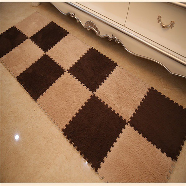 Tấm xốp lông EVA 30 * 30 nhiều màu lắp ráp miếng lót sàn trang trí nhà