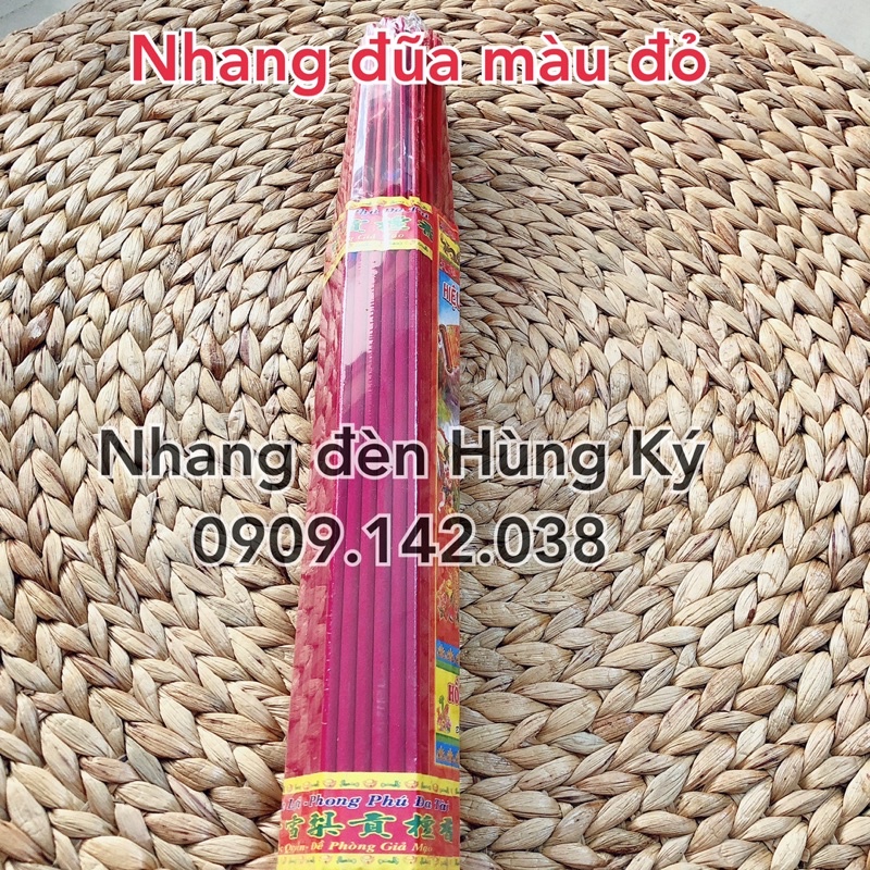 Nhang đũa - nhang xào màu đỏ 5 tấc
