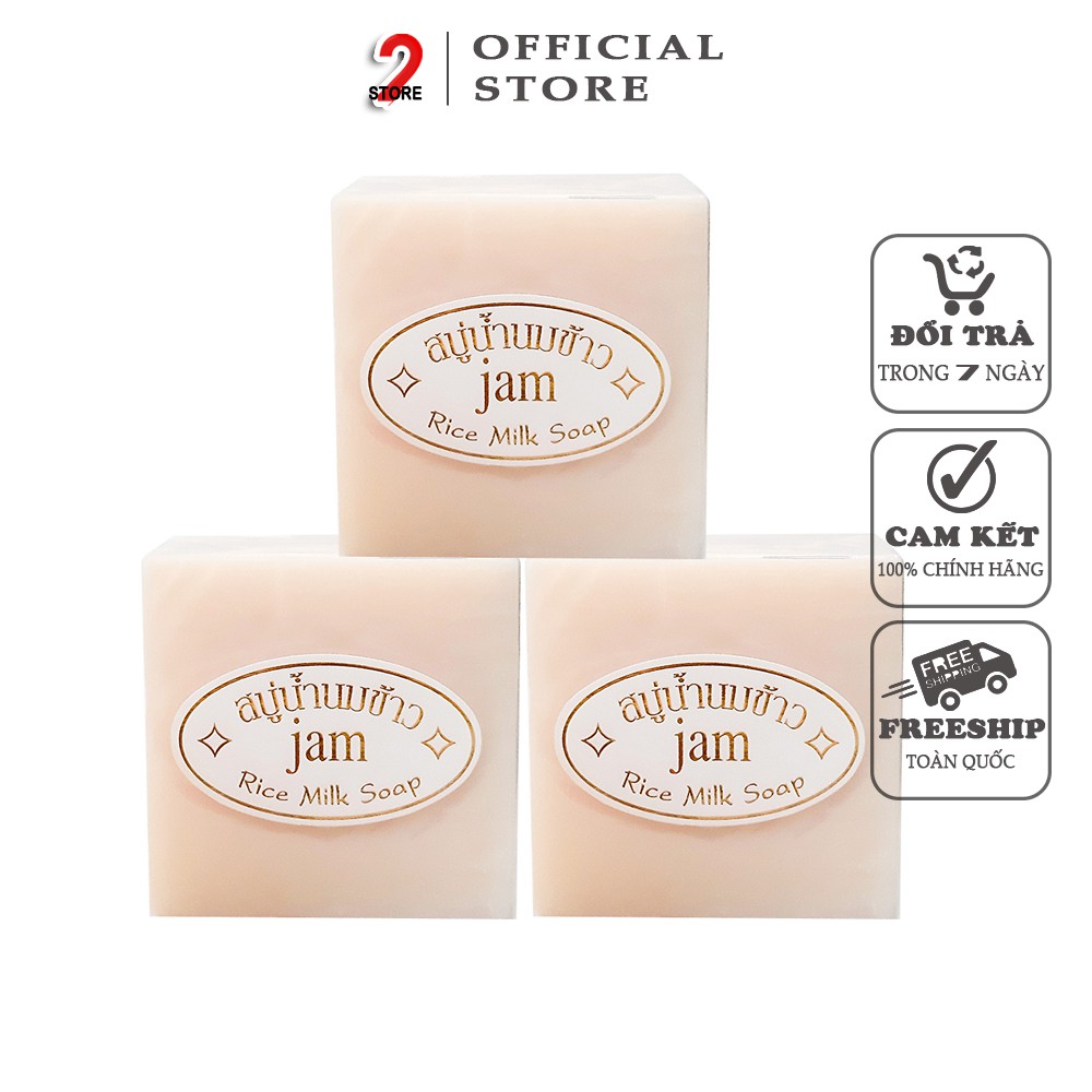 Xà Phòng Cám Gạo - Xà Phòng Trắng Da Thái Lan