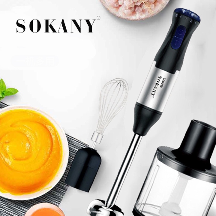 [ SỈ - LẺ ] Máy xay cầm tay chính hãng SOKANY®️ 4in1 [ BH - 12 Tháng]