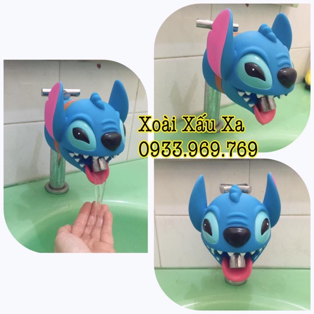 BỌC VÒI NƯỚC HOẠT HÌNH STITCH - HELLO KITTY - DORAEMON DỄ THƯƠNG TRANG TRÍ