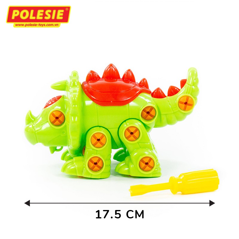 Bộ Đồ Chơi Lắp Ráp Khủng Long 3 Sừng Triceratops 32 Chi Tiết – Polesie Toys