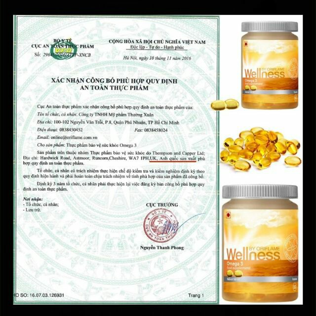 Thực phẩm bổ sung Omega3 cho cơ thể