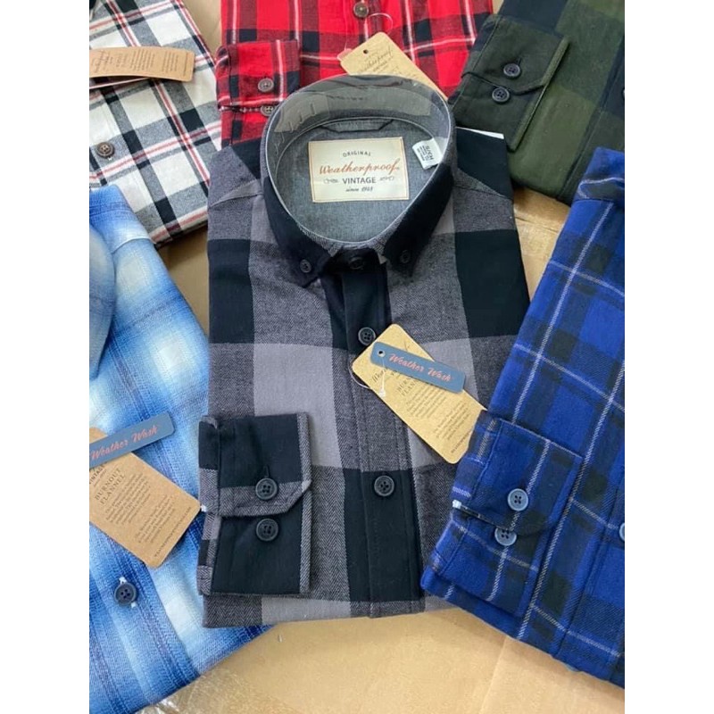 ÁO SƠ MI KẺ DẠ XUẤT MỸ CHUẨN HÃNG 2021 | BigBuy360 - bigbuy360.vn