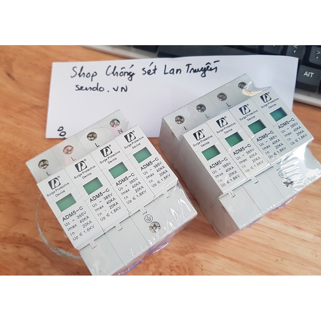 Thiết bị chống sét lan truyền 40KA 3 pha ADM5-c
