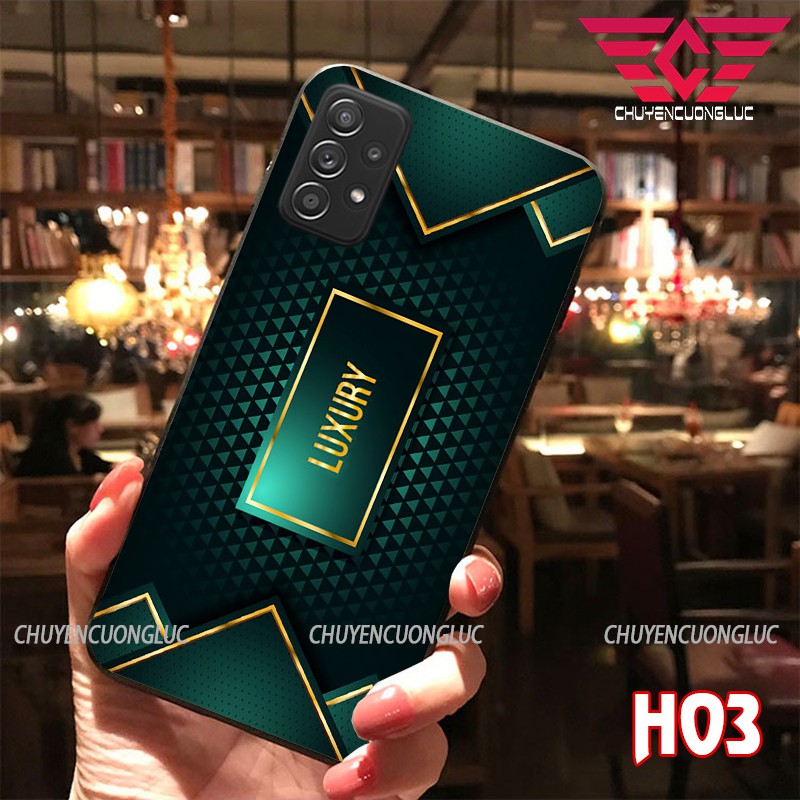 [HOT] ỐP LƯNG SAMSUNG A22/ A32/ A52/ A72/ A03S LUXURY MẶT SAU BẰNG KÍNH ĐẲNG CẤP