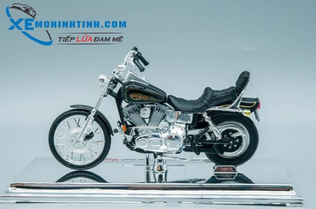 Xe Mô Hình Harley Davidson 1997 Fxdwg Dyna Wide Glide 1:18 Maisto (Đen)