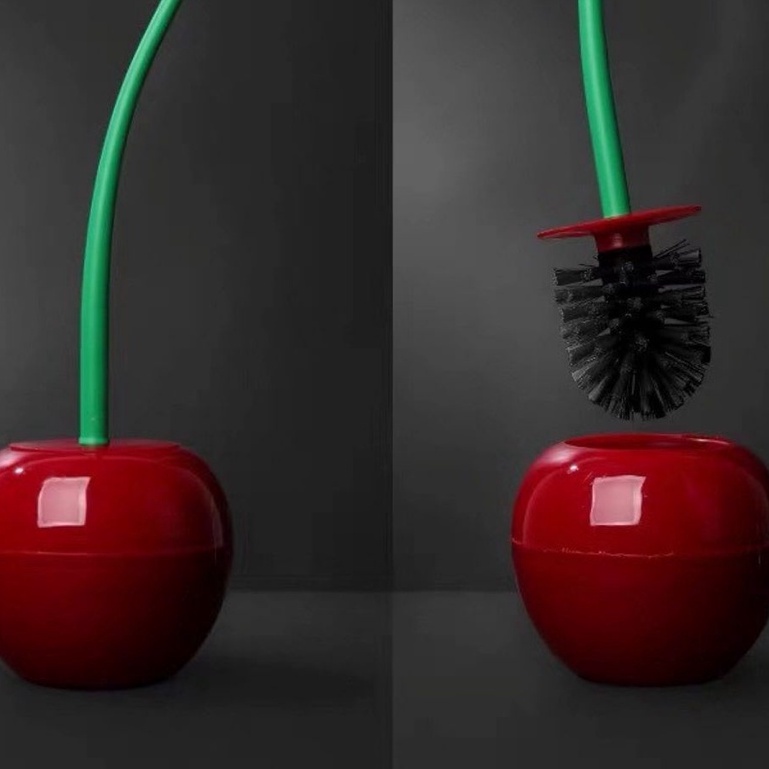 Chổi Cọ Nhà Vệ Sinh, Cây Cọ Toilet Bồn Cầu Bàn chải vệ sinh toilet tạo hình quả Cherry Thông Minh Đa Năng Tiện Lợi
