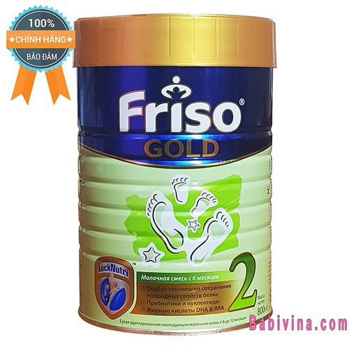 [ DATE 2022]Sữa FRISO GOLD NGA 800gr đủ số, hàng chuẩn air