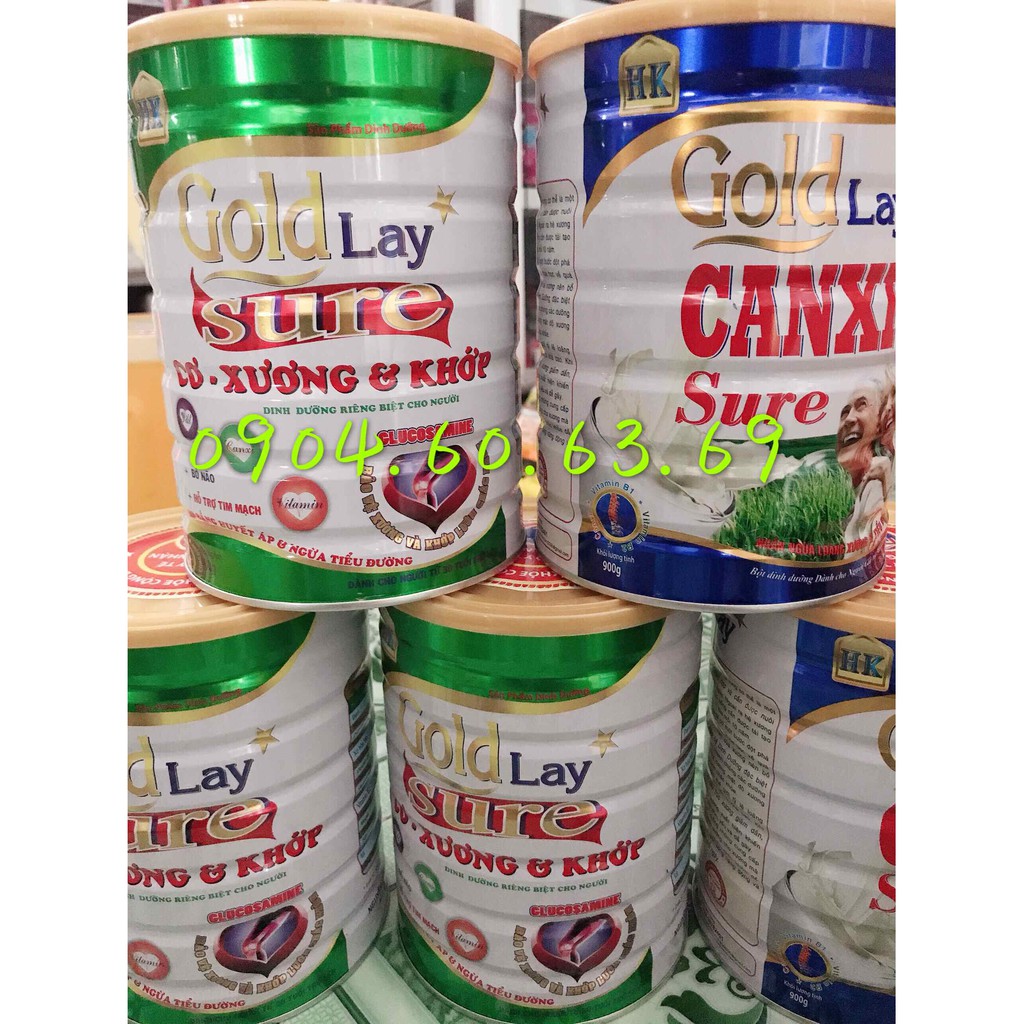 Sữa Canxi Goldlay Sure 900g