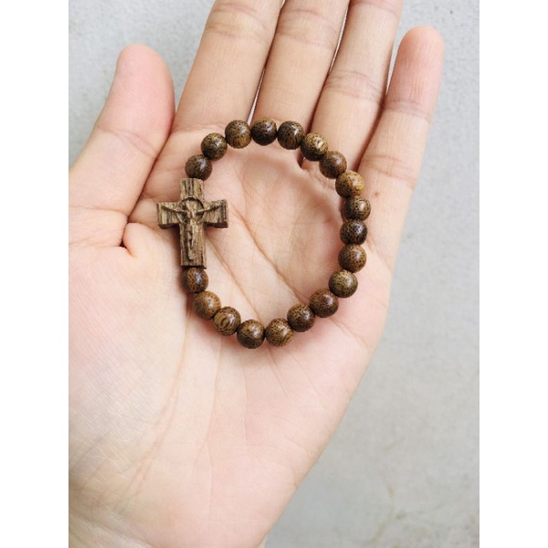 Vòng đeo tay trầm tốc mix thánh giá cho Bé Trai,Bé Gái