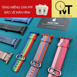 [TẶNG PPF BẢO VỆ MÀN HÌNH] Dây Vải Nylon Dành Cho Apple Watch