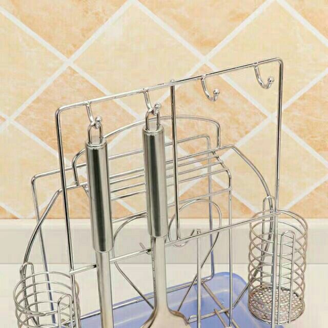 Kệ để dao thớt nhà bếp inox loại mới (có clip) | BigBuy360 - bigbuy360.vn