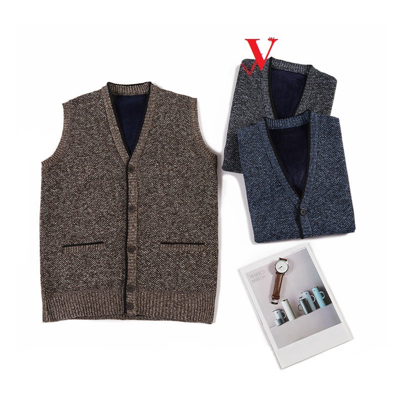 ÁO GILE CHO NGƯỜI GIÀ, gile cho bố cho ông lót nỉ siêu ấm áp | BigBuy360 - bigbuy360.vn