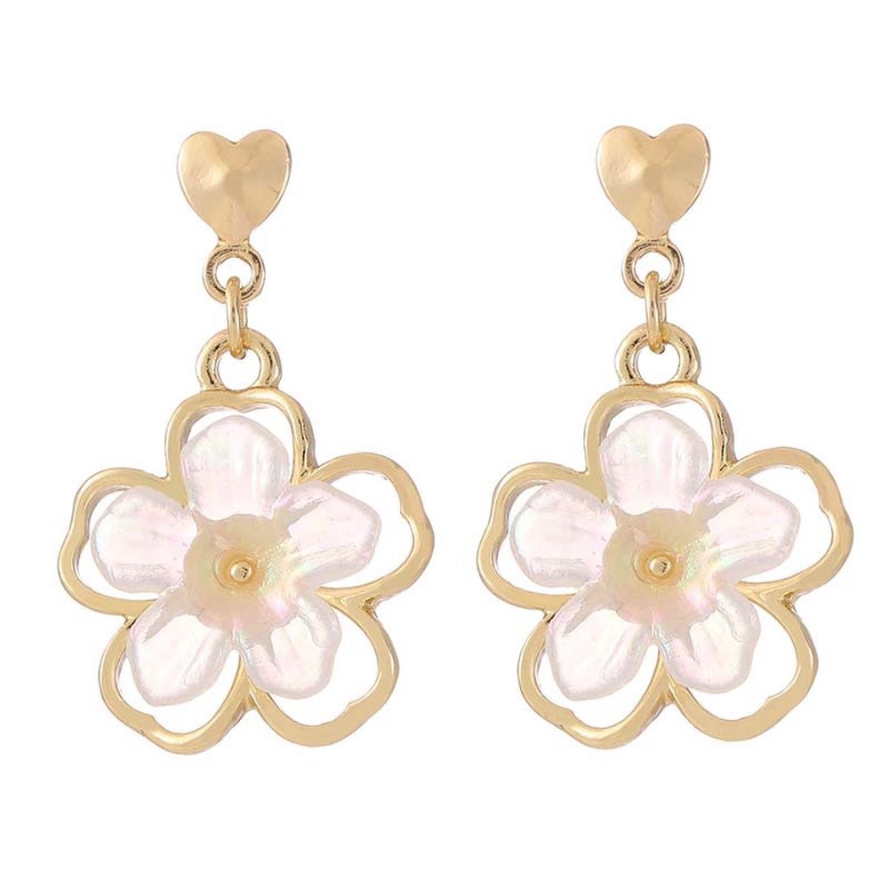 Khuyên Tai Hoa Thiết Kế Mới 2022 Chất Lượng Cao Cho Nữ