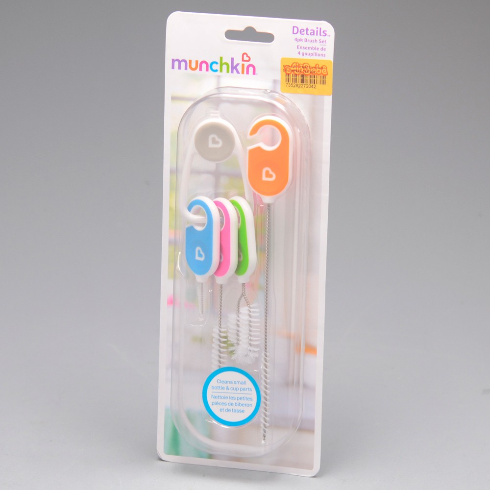 Bộ 4 chổi vệ sinh phụ kiện Munchkin MK27204