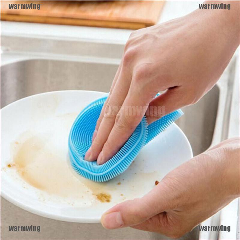 Miếng Silicone Rửa Chén Chống Khuẩn Tiện Dụng Cho Nhà Bếp