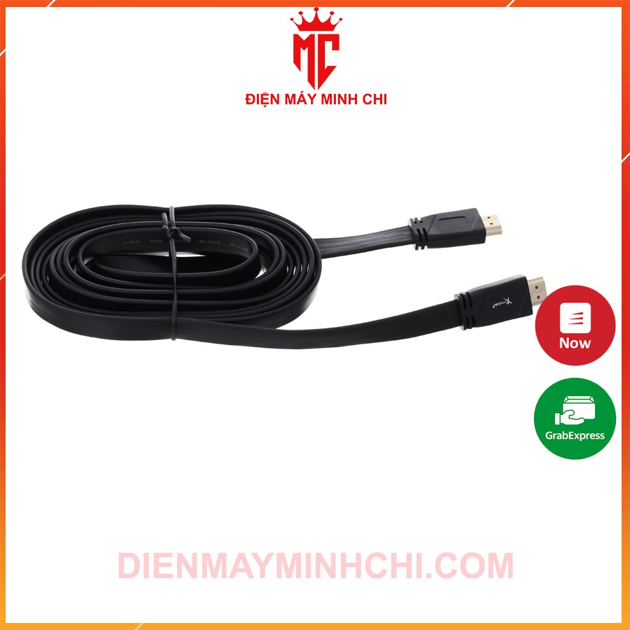 Dây HDMI 3m Dây Dẹt Thiết Kế Chống Gẫy Dây Dài Thoải Mái Sử Dụng Cho Khoảng Cách Xa