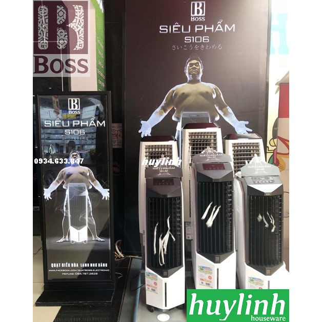 Freeship Quạt làm mát không khí Boss S106 - made in Thái Lan