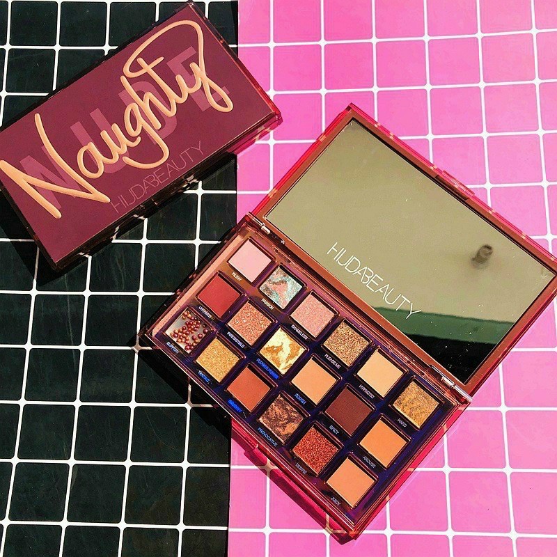 [Authentic - Đủ Bill] Bảng phấn mắt Huda Beauty bản Dupe Naughty Nude Eyeshadow Palette