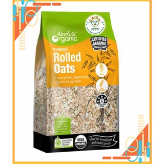 Yến mạch hữu cơ Úc Absolute Organic Rolled Oat - Giảm cân