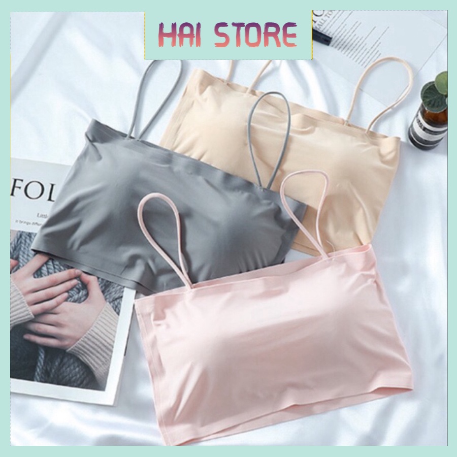 Áo Ngực Bra Nữ Đúc Su Quây Trơn 2 Dây