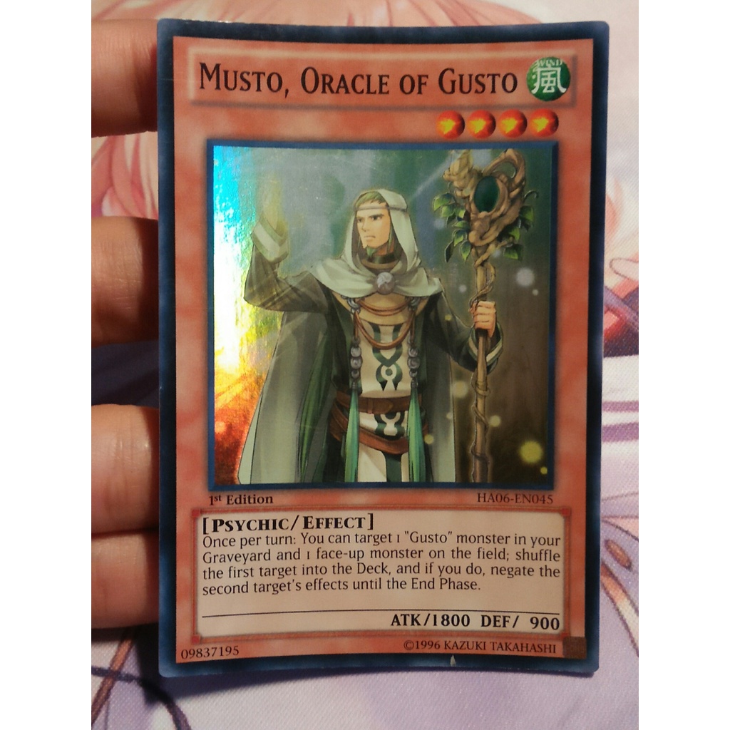 Thẻ bài Yugioh: Musto, Oracle Of Gusto HA06-EN045