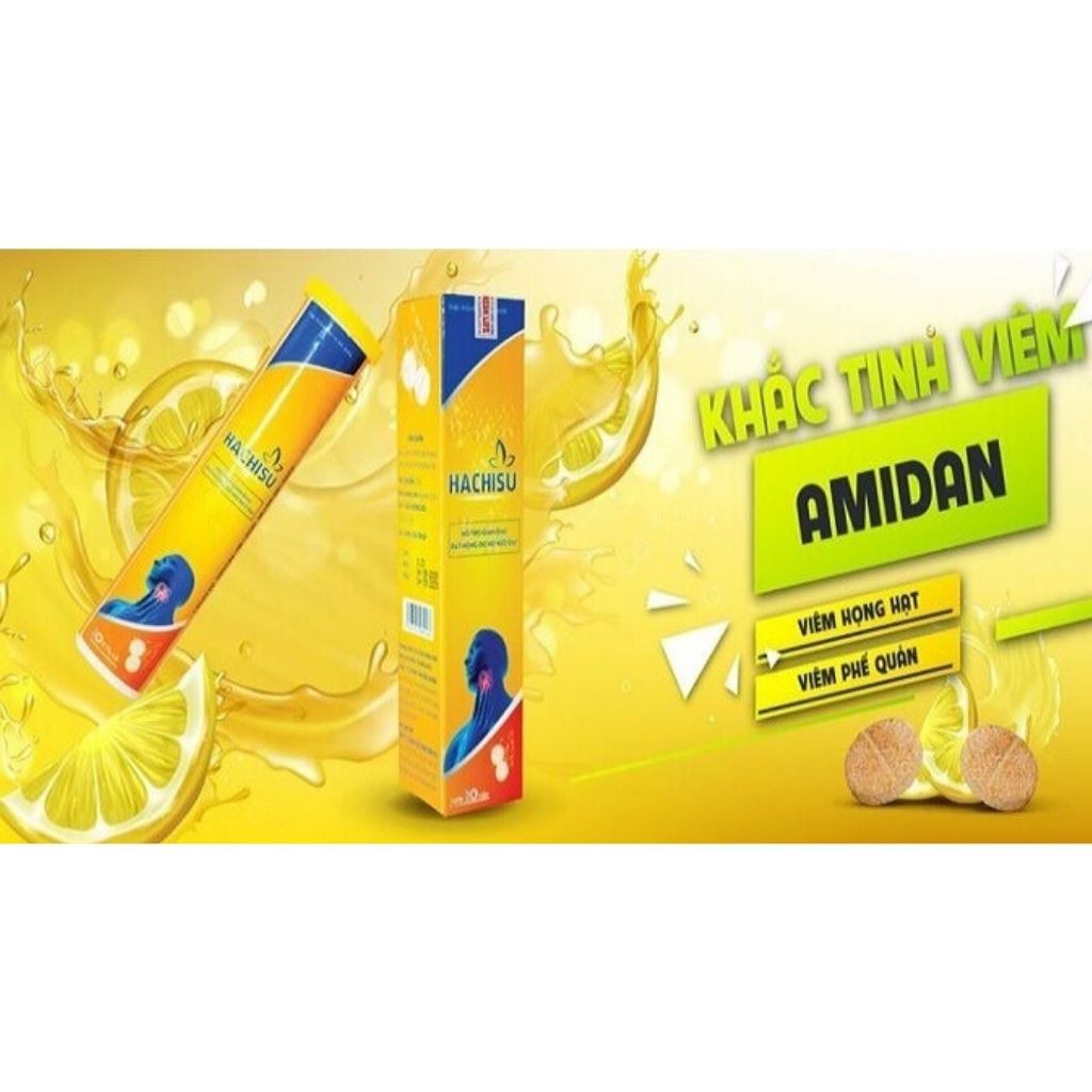Viên Sủi Hỗ Trợ Điều Trị Viêm Họng - HACHISU | Thế Giới Skin Care