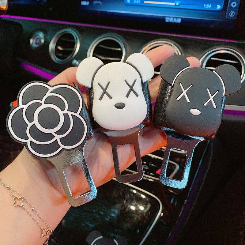 Đầu gắn khóa dây đai an toàn xe hơi mở rộng có vỏ bọc đáng yêu thông dụng WIHN