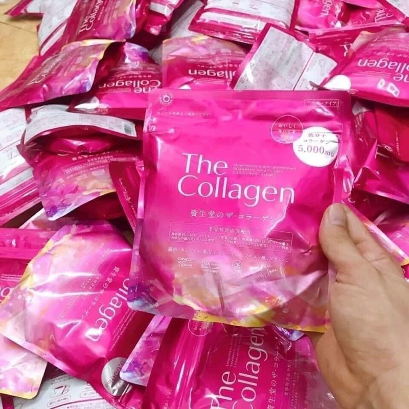 Bột uống bổ sung Collagen The Collagen 5000mg Shiseido Nhật Bản