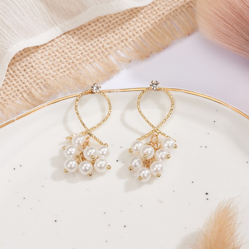 Lovely Silver 925 Cross-piece Earrings For Women