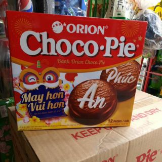 1 thùng Choco Pie 8 hộp 396g  395k.