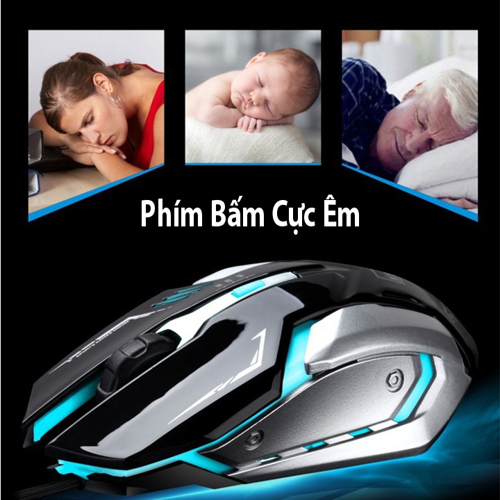 Bộ bàn phím Bosston 803 và chuột K1 led đa màu cực đẹp và sang trọng