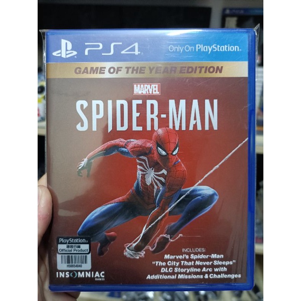 Đĩa Game PS4 : SpiderMan Game Of The Year