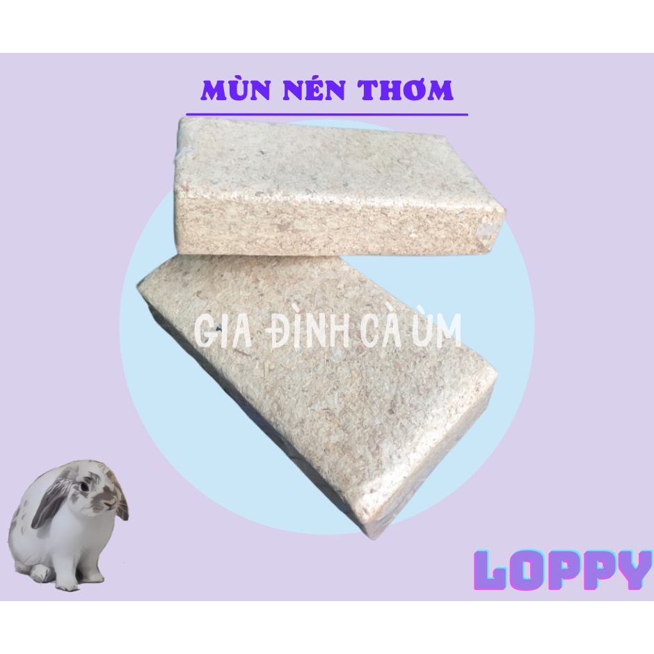 Mùn nén lót chuồng dành cho thỏ/chuột/sóc