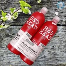 Cặp Dầu Gội - Xả TIGI Bed Head Màu Đỏ Siêu Mượt Tóc Loại 750ml  tặng ủ karseell