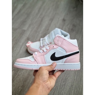 ⚡️FULL BOX⚡️Jordan hồng logo đen - [Tặng chai vệ sinh giày]