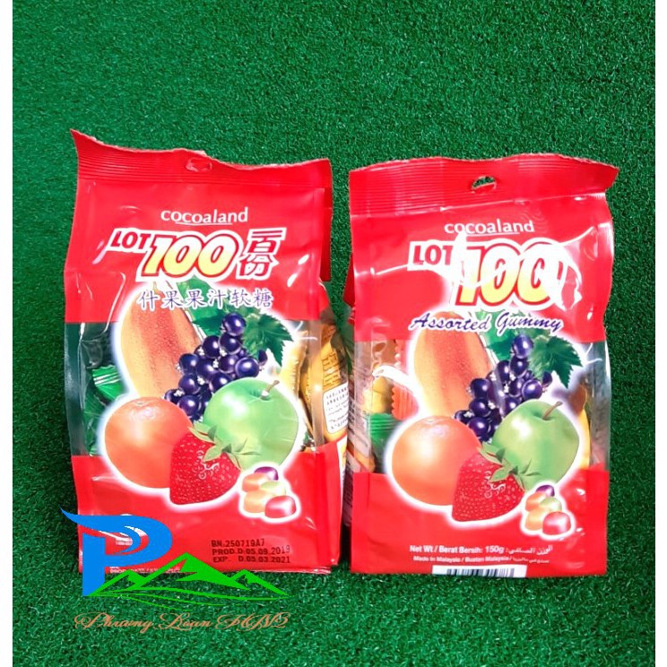 GIẢM GIÁ SỐC Kẹo LOT 100 trái cây tổng hợp - Gói 150g