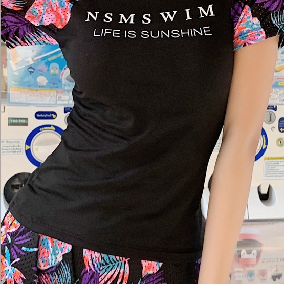 Bộ bơi 2 mảnh nữ dáng thể thao họa tiết độc đáo 2020 | BigBuy360 - bigbuy360.vn