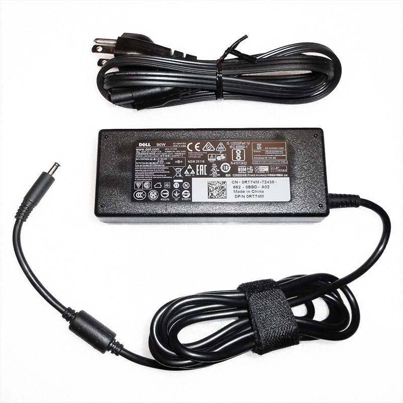 Sạc Laptop Dell Chính Hãng - ZIN , Chân Kim Nhỏ 19.5v-3.34a ( Chân Tròn Nhỏ Có Kim Ở Giữa)