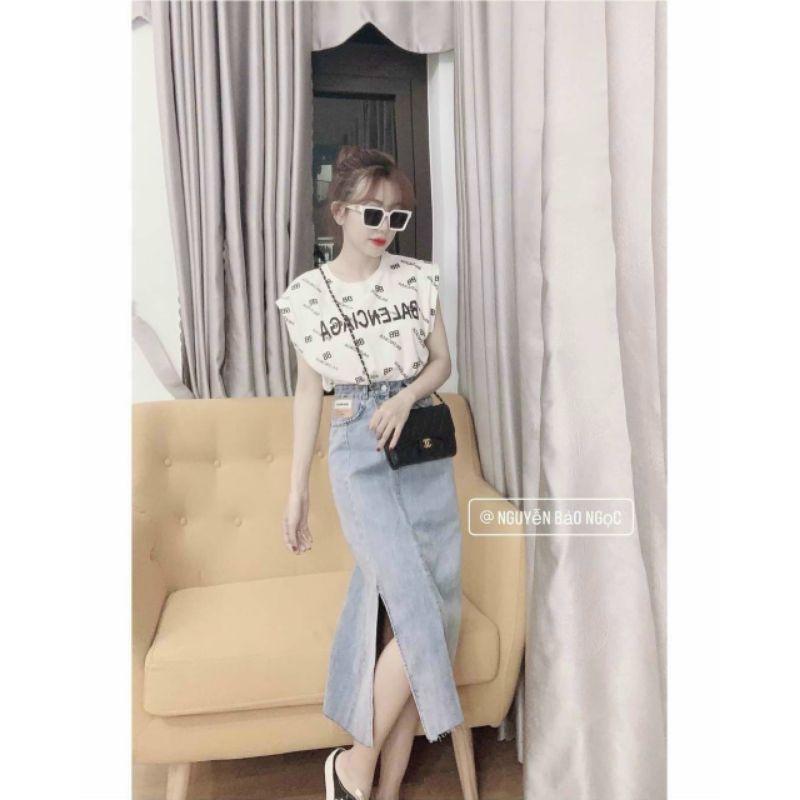 Váy sẻ một bên