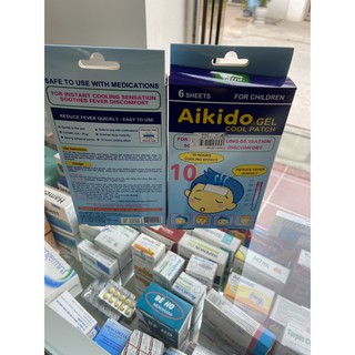 MIẾNG DÁN HẠ SỐT AIKIDO (Hộp 6 miếng)