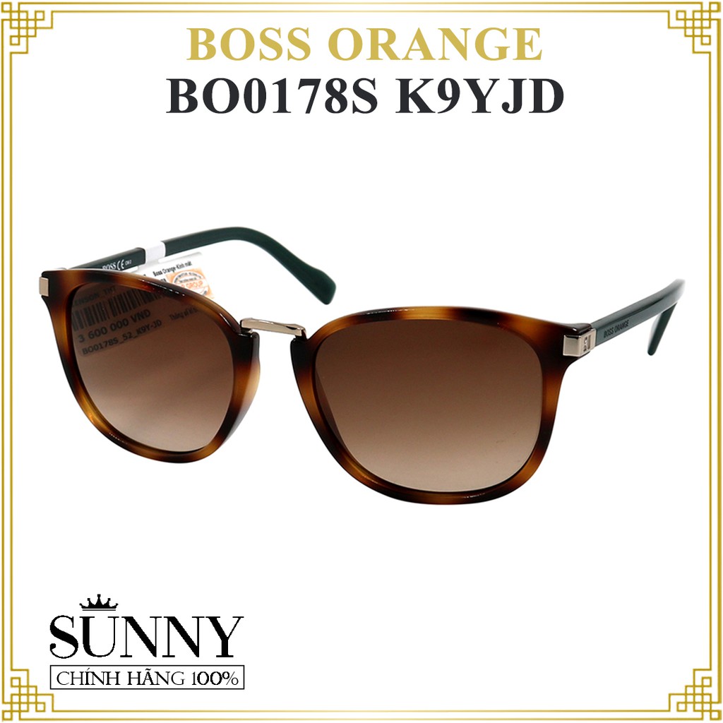 BO0178S K9YJD - Kính mát Boss Orange chính hãng, bảo hành toàn quốc