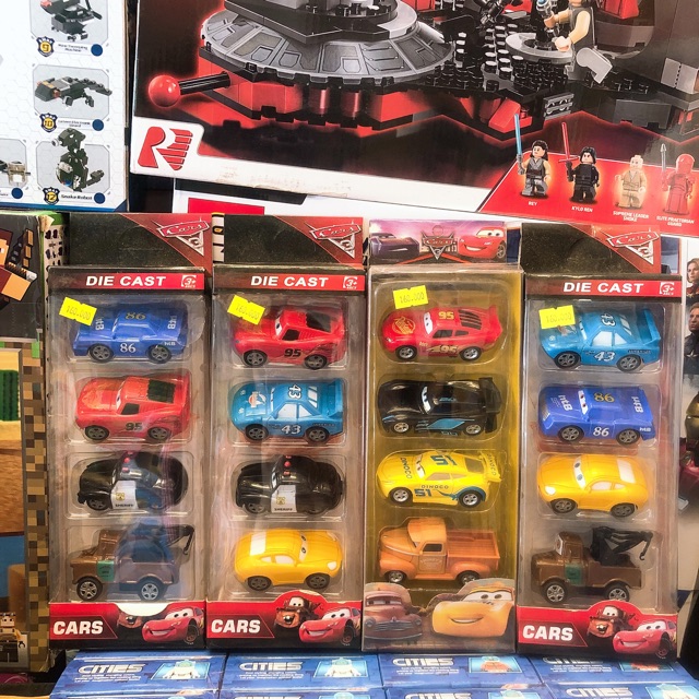 Set Mô Hình Kim Loại Xe Hơi Phim Cars - Vương Quốc Xe Hơi Size mini 1:64