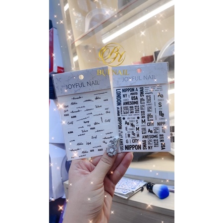 STIKER DÁN CHỮ 10k /2Tấm